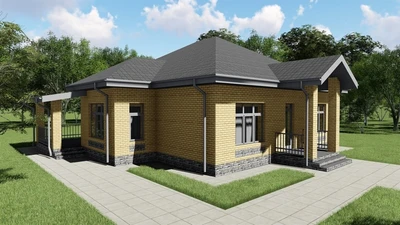 {{productViewItem.photos[photoViewList.activeNavIndex].Alt || productViewItem.photos[photoViewList.activeNavIndex].Description || 'Проект одноэтажного дома с террасой из кирпича B-312'}}