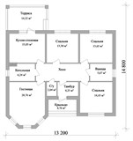 Проект дома B-229. Кирпичный дом с террасой B-229 Проект дома B-229. Кирпичный дом с террасой B-229