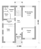 Проект дома E-016. Дом до 300 кв м 2 этажа E-016