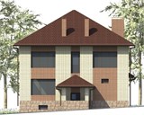 Проект дома E-016. Дом до 300 кв м 2 этажа E-016