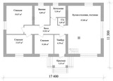 Проект кирпичного дома с мансардой E-020 E-020