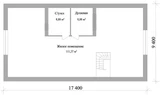 Проект кирпичного дома с мансардой E-020 E-020