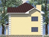 Проект дома D-137. Дом 2 этажа с гаражом D-137 Проект дома D-137. Дом 2 этажа с гаражом D-137