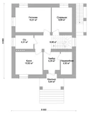 Проект дома с мансардой до 200 м2 C-057 C-057