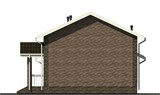 Проект дома B-064. Одноэтажный дом с гаражом B-064