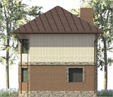 Проект дома A-101. Двухэтажный дом 100 м2 A-101