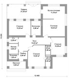Проект дома B-058. Современный дом 150 кв B-058