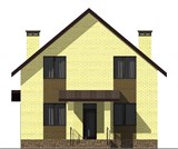 Проект дома C-039. Простой кирпичный дом C-039 Проект дома C-039. Простой кирпичный дом C-039