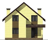 Проект дома C-039. Простой кирпичный дом C-039 Проект дома C-039. Простой кирпичный дом C-039