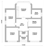 Проект дома C-033. Дом из пеноблоков до 200 м2 C-033