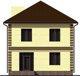 Проект дома B-055. Двухэтажный дом 150 м B-055