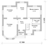 Проект дома C-031. Современный дом 200 м C-031