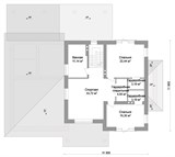 Проект дома F-010. Двухэтажный кирпичный дом с гаражом F-010