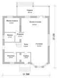 Проект кирпичного дома 250 м D-023 D-023