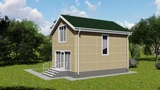 Проект каркасного дома до 100 м2 A-092 A-092