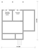 Проект дома E-004. Дом на склоне E-004