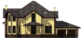 Проект дома F-009. Большой дом с мансардой F-009