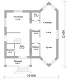 Проект дома C-021. Дом с кабинетом C-021