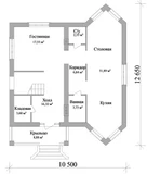 Проект дома с кабинетом C-021 C-021