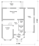 Проект дома из кирпича 250 кв м D-009 D-009