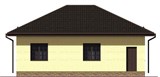 Проект дома A-009. Одноэтажный дом с одной спальней A-009