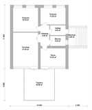 Проект дома B-039. Одноэтажный дом на склоне B-039