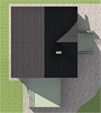 Проект дома B-039. Одноэтажный дом на склоне B-039