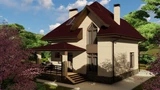 Проект дома из кирпича до 150 м B-014 B-014