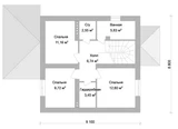Проект дома из кирпича до 150 м B-014 B-014