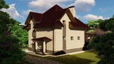Проект дома из кирпича до 150 м B-014 B-014