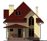 Проект дома из кирпича до 150 м B-014 B-014