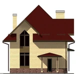 Проект дома из кирпича до 150 м B-014 B-014