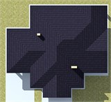 Проект дома B-042. Дом с навесом B-042