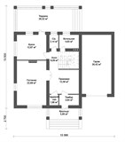 Проект дома D-122. Дом с мансардой D-122 Проект дома D-122. Дом с мансардой D-122