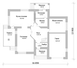 Проект дома D-116. Современный дом с гаражом D-116 Проект дома D-116. Современный дом с гаражом D-116
