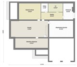 Проект дома F-081. Дом с бассейном и сауной F-081