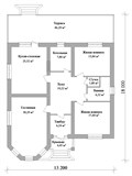 Проект дома C-260. Дом 1 этаж C-260 Проект дома C-260. Дом 1 этаж C-260