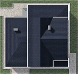 Проект дома C-253. Дом с мансардой и верандой C-253