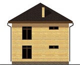 Проект дома B-284. Красивый двухэтажный дом B-284 Проект дома B-284. Красивый двухэтажный дом B-284