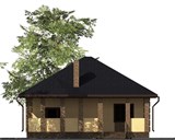 Проект дома B-270. Одноэтажный дом до 150 м с эркером B-270 Проект дома B-270. Одноэтажный дом до 150 м с эркером B-270