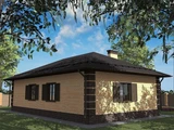 Проект дома до 100 м A-089 A-089