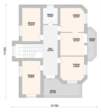 Проект дома F-078. Двухэтажный дом на склоне F-078 Проект дома F-078. Двухэтажный дом на склоне F-078