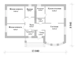 Проект дома до 100 кв A-086 A-086