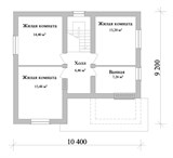 Проект дома B-259. Недорогой дом из пеноблока B-259