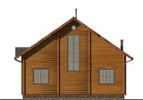 Проект дома A-081. Деревянный дом до 100 кв A-081