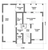 Дом с гаражом 250 кв D-110