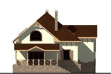Проект дома E-051. Дом с цокольным этажом и мансардой E-051