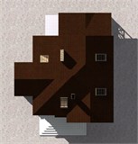 Проект дома E-051. Дом с цокольным этажом и мансардой E-051