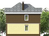 Проект дома A-075. Недорогой двухэтажный дом A-075