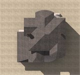 Проект дома F-070. Двухэтажный дом с балконом и гаражом F-070 Проект дома F-070. Двухэтажный дом с балконом и гаражом F-070